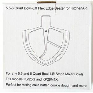 FLEX EDGE BEATER FOR KITCHEN AID STAND UP MIXER